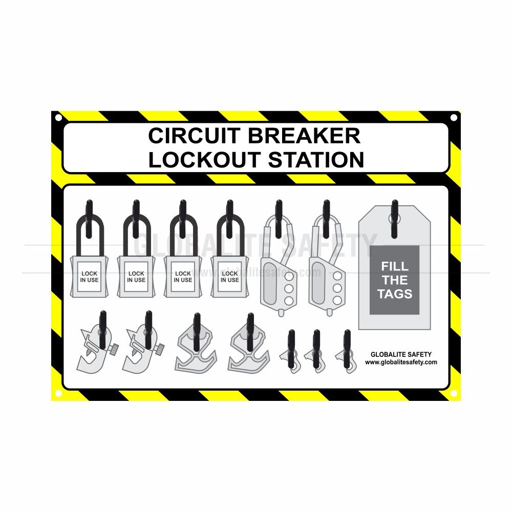 Circuit Breaker Lockout Shadow Station - Without Accessories