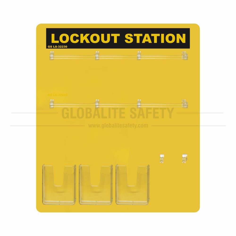 36 Padlocks Side View Lockout Station - without Accessories
