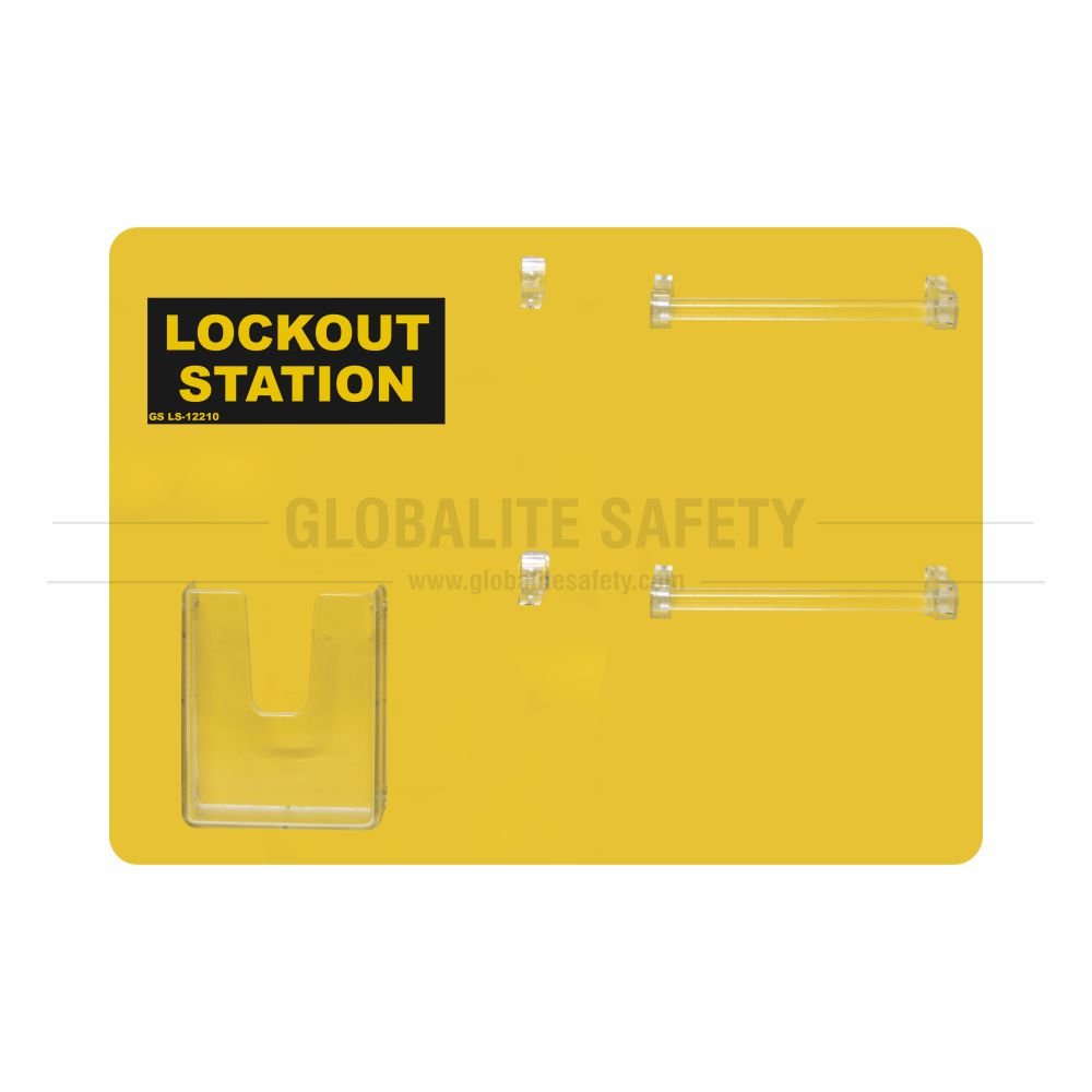 12 Padlocks Side View Lockout Station - without Accessories