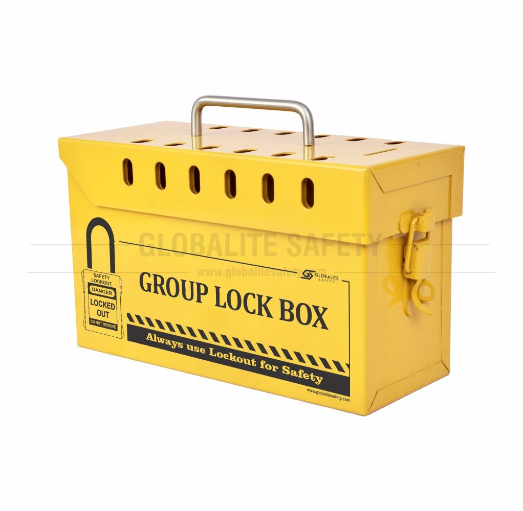 Group Lock Box - 13 Locks - Yellow
