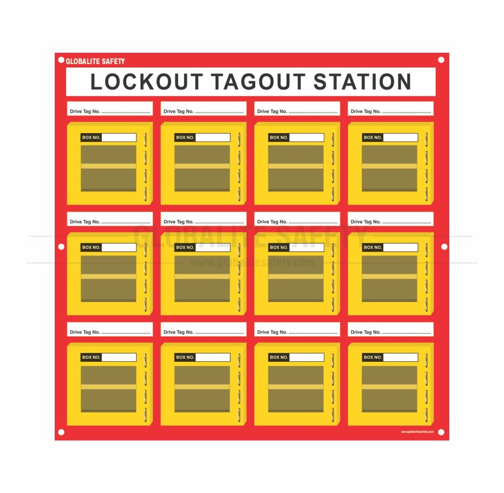 12 Group Lock Mini Box Station