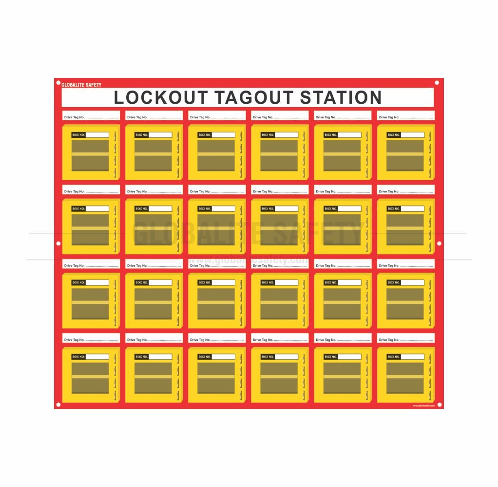 24 Group Lock Mini Box Station