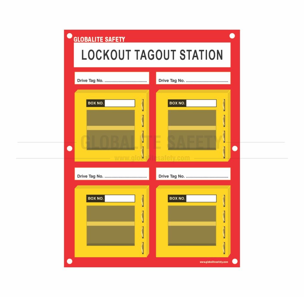 4 Group Lock Mini Box Station