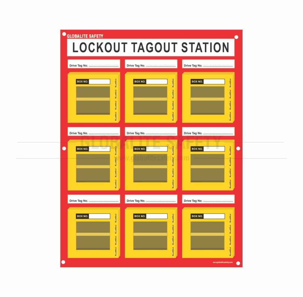 9 Group Lock Mini Box Station