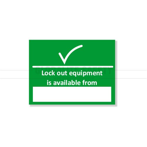 LOTO Wall Signs (GS-LWS-10)