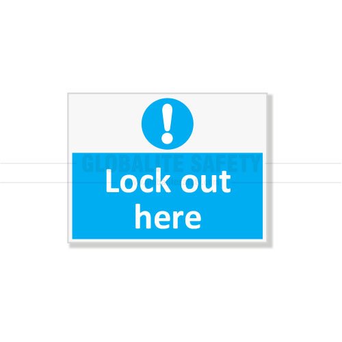 LOTO Wall Signs (GS-LWS-4)