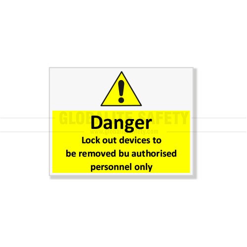 LOTO Wall Signs (GS-LWS-8)