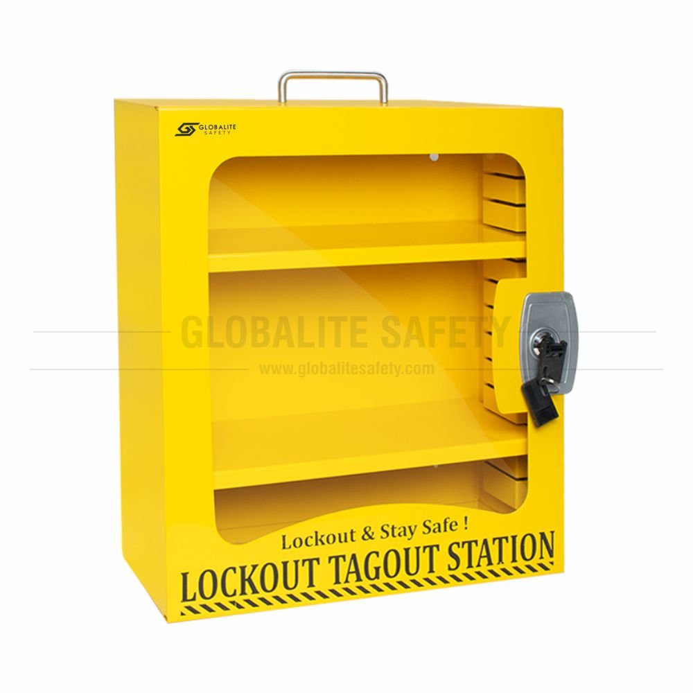 Lockout Tagout Station - 6 Clear Fascia
