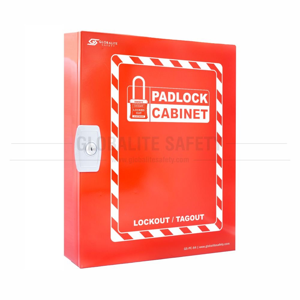 Padlock Cabinet with 84 Hooks