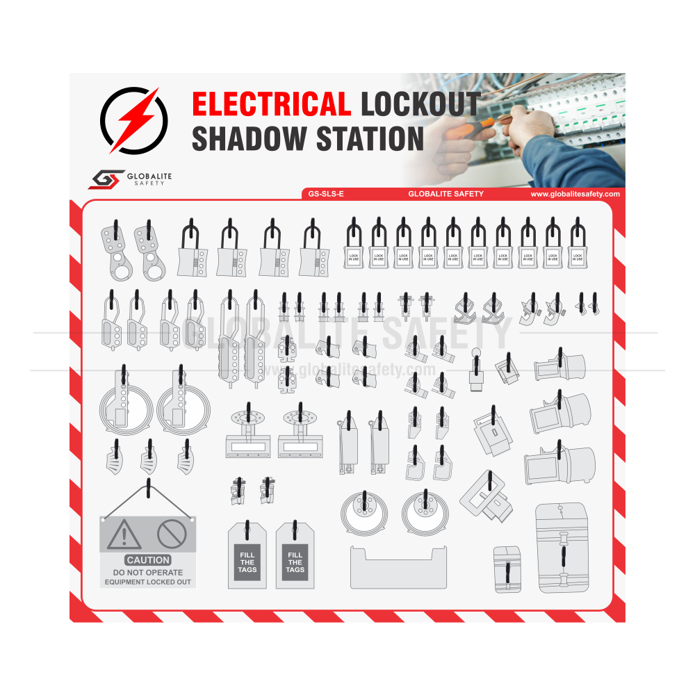 Electrical Lockout Shadow Station - Without Accessories