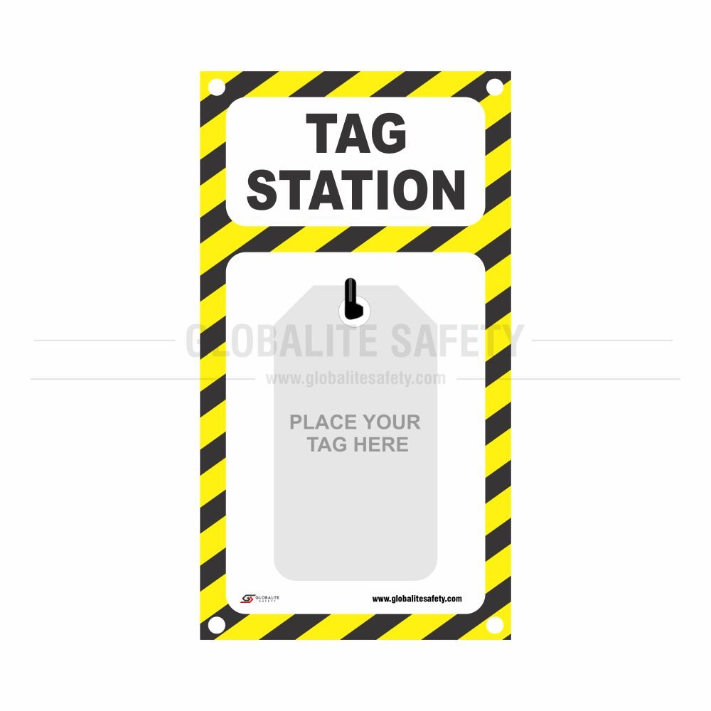 Hanging Tag Station for 10 Tags