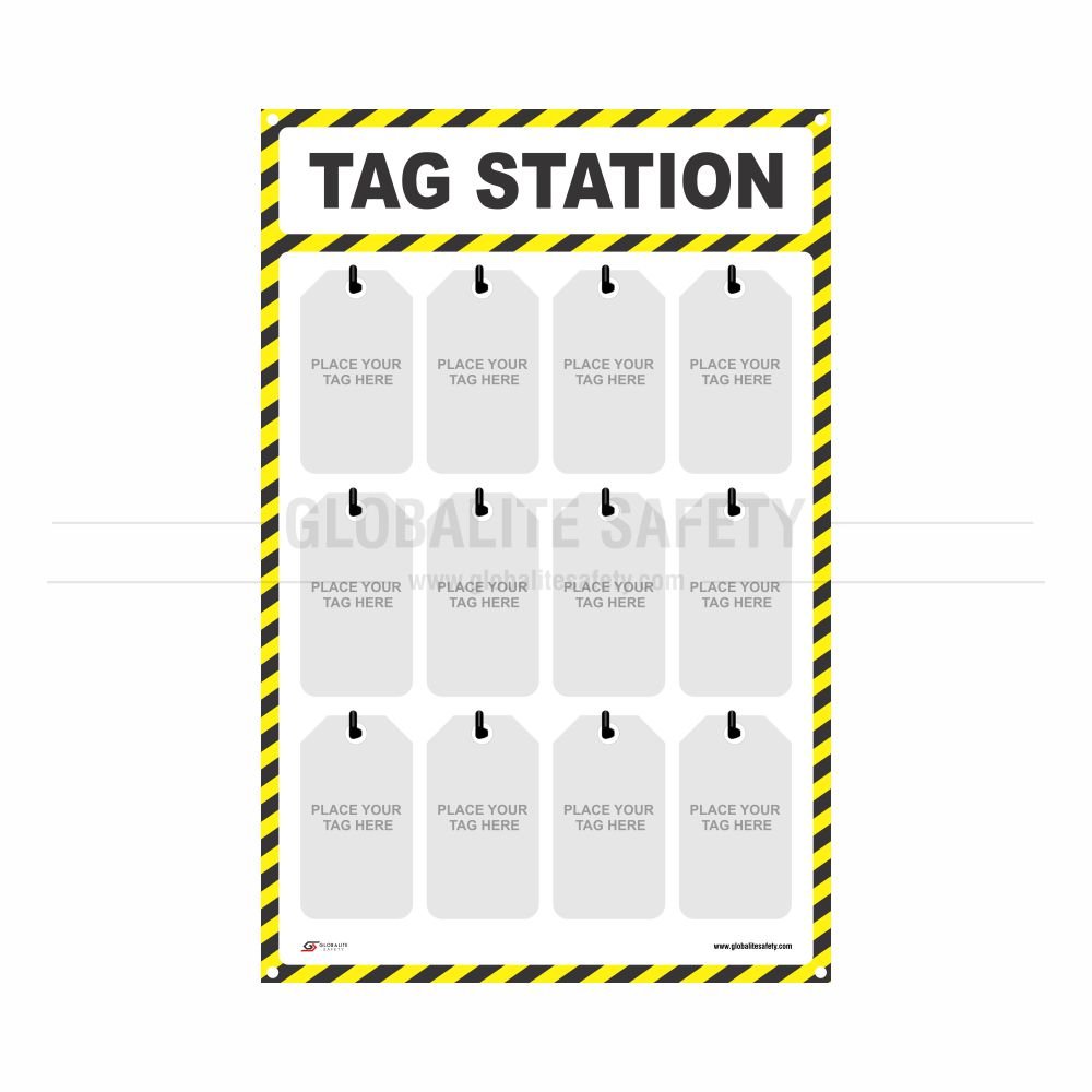 Hanging Tag Station for 120 Tags