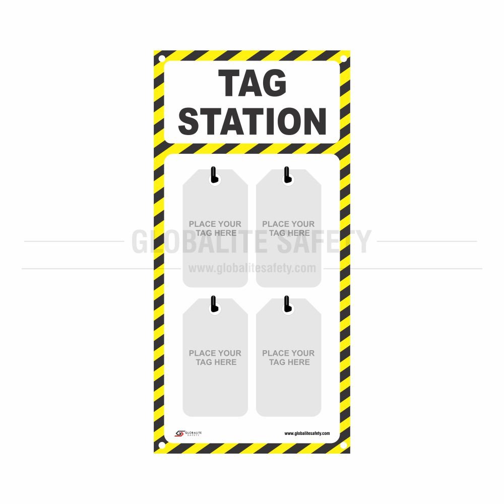 Hanging Tag Station for 40 Tags